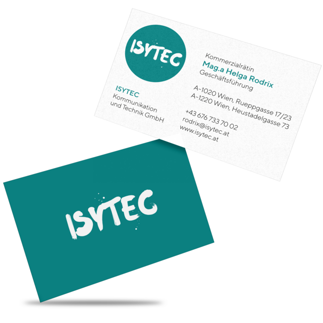 Isytec Visitenkarte Helga Rodrix
