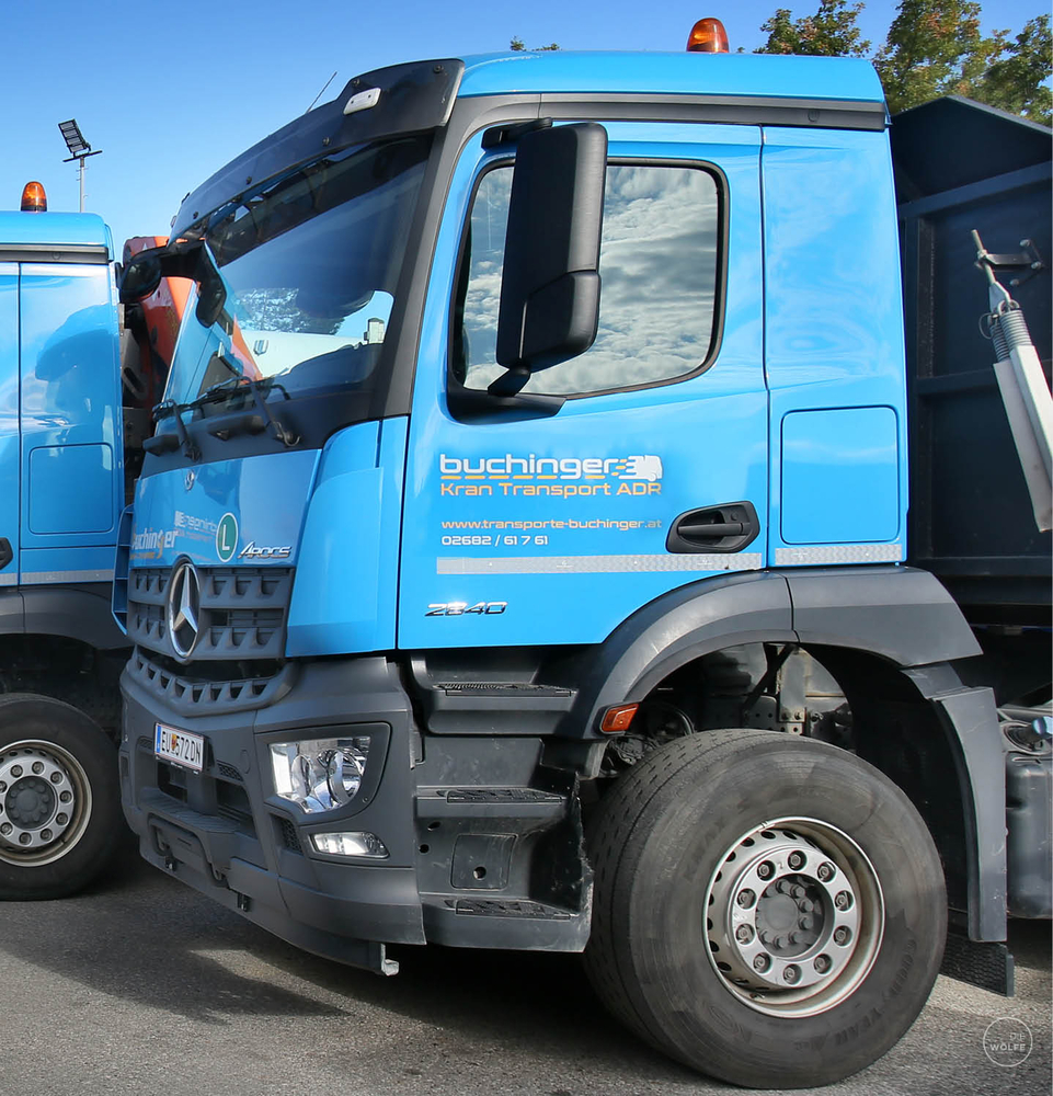 Buchinger LKW Beschriftung