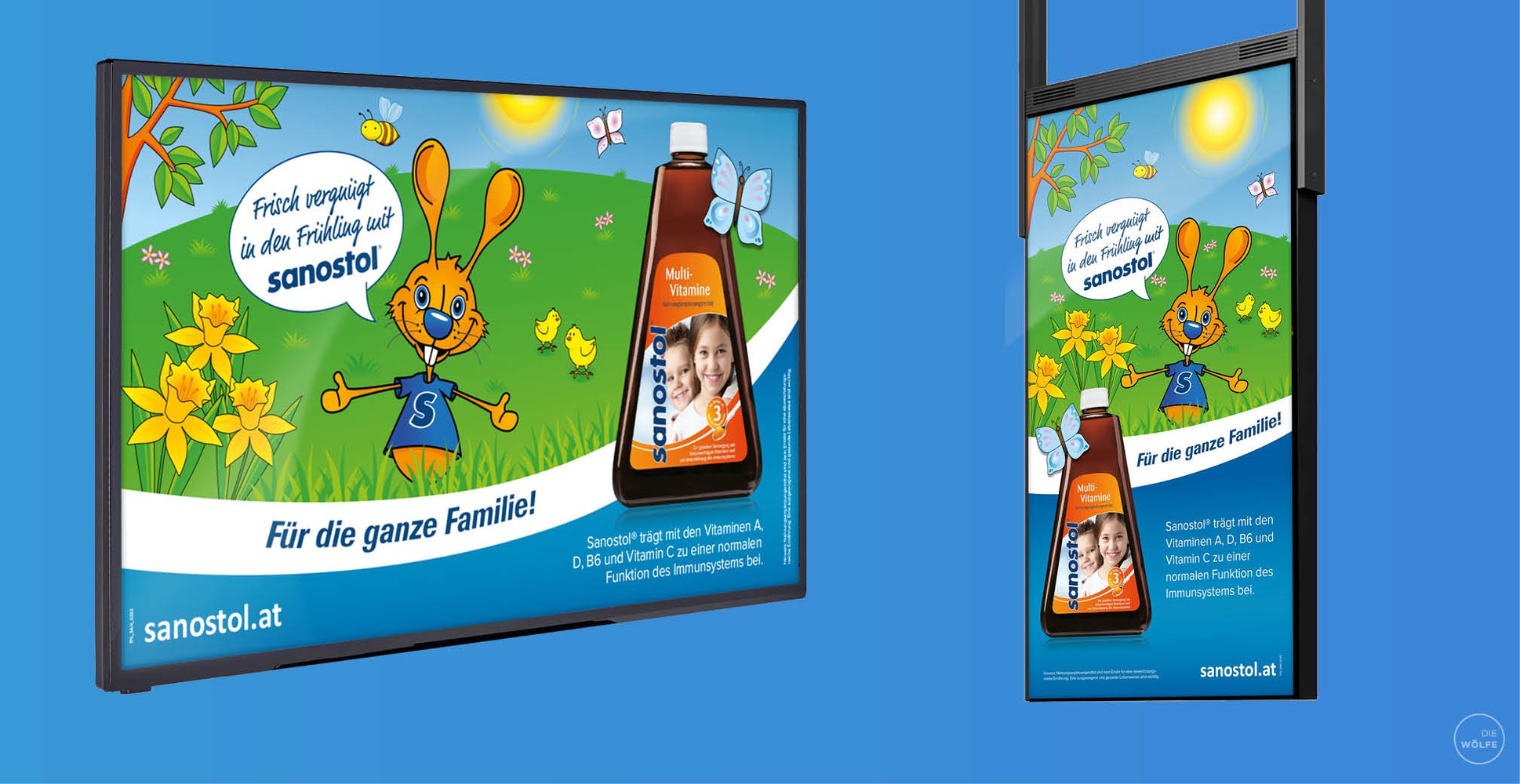 Sanostol Monitor Mockups