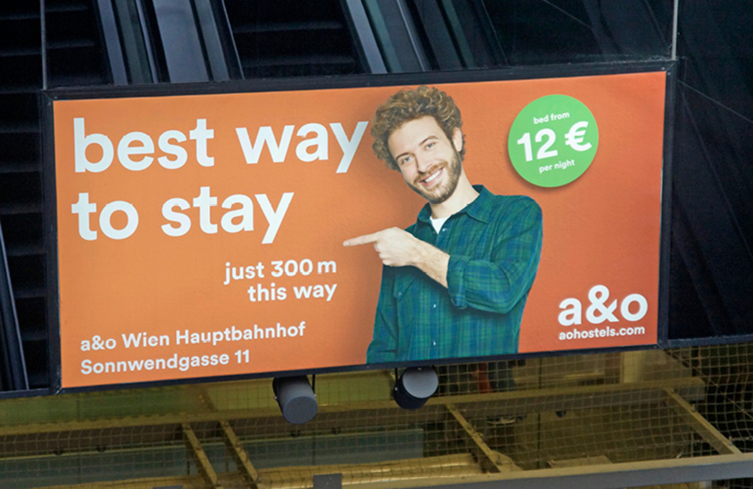 Hauptbahnhof Wien Rolltreppe Bstg. 7/8