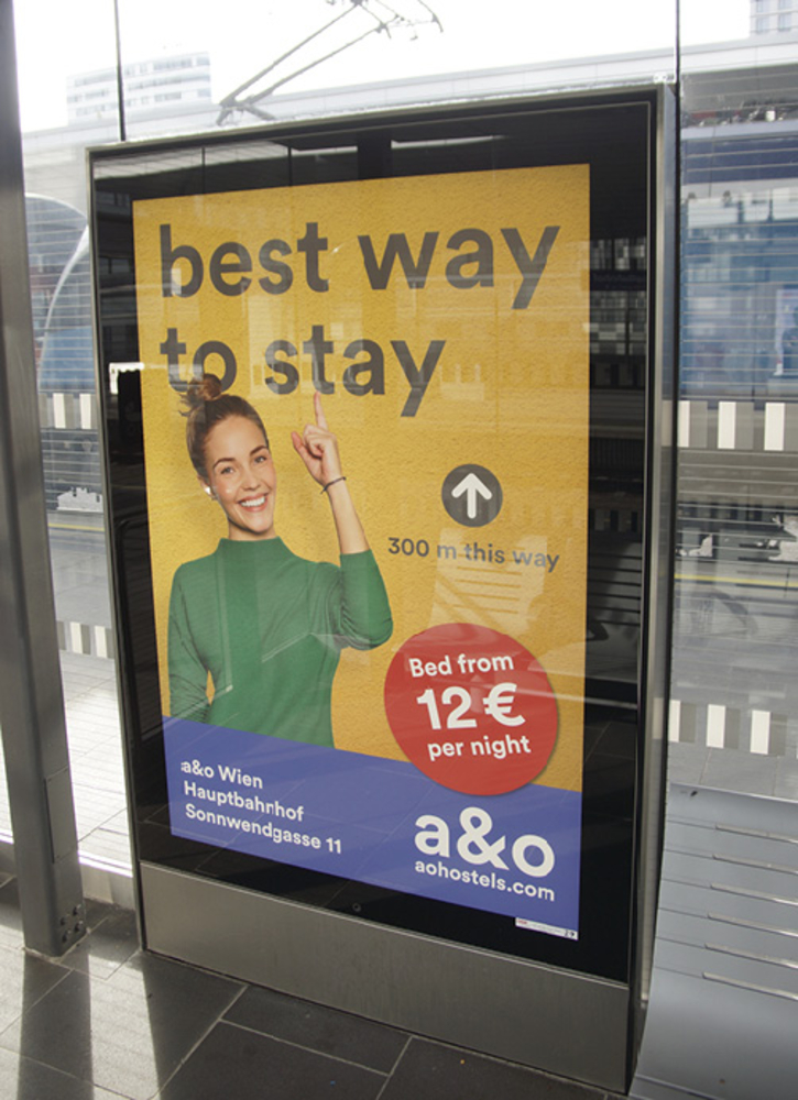 Hauptbahnhof Wien Wartehäuschen Bstg. 5/6